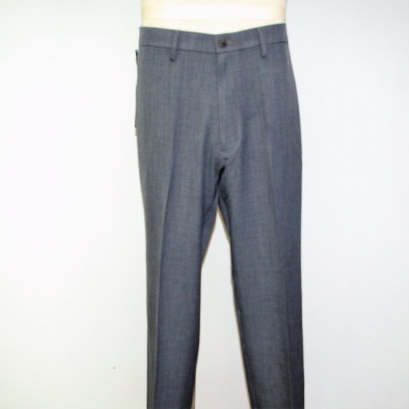 NEW - Haggar Pants - H26 - 2 Pairs Blue & Grey - Picture 6 of 8